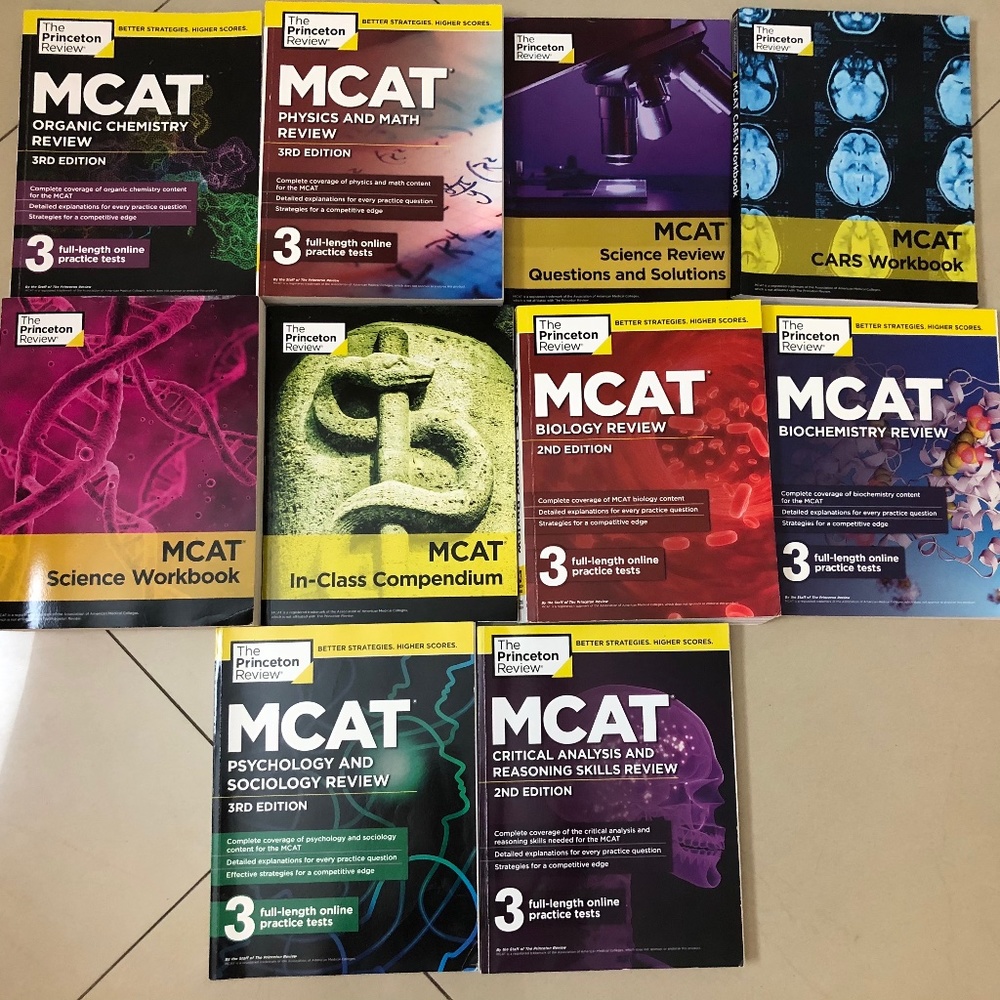 Princeton Review MCAT 11-book subject review